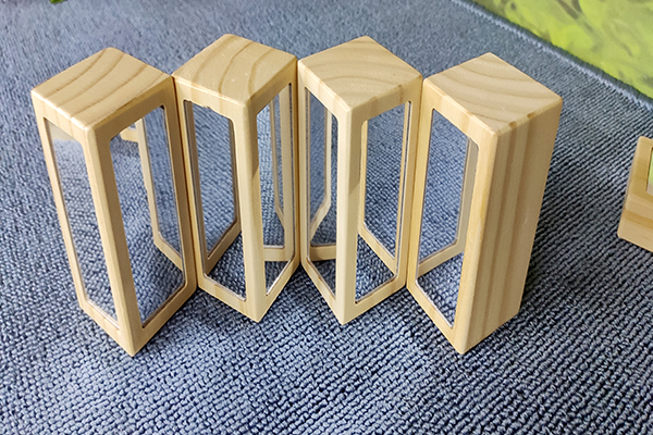 木制构建镜面积木幼儿园积木